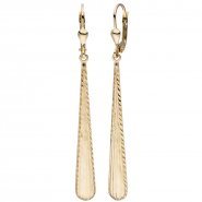 JOBO Ohrh�nger lang 333 Gold Gelbgold Ohrringe