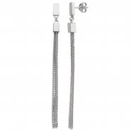 JOBO Ohrh�nger lang mit Ketten 925 Sterling Silber Ohrringe