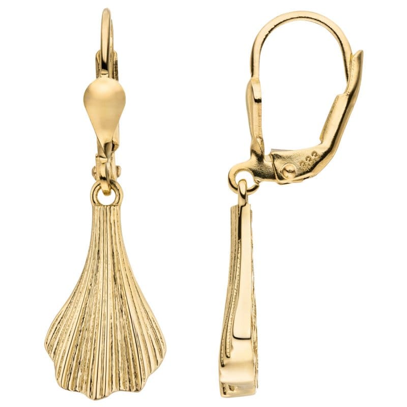 JOBO Ohrh�nger 333 Gold Gelbgold Ohrringe Boutons Goldohrringe