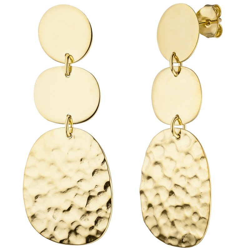 JOBO Ohrh�nger 925 Sterling Silber gold vergoldet Ohrringe