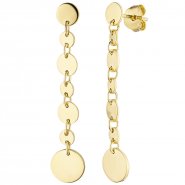JOBO Ohrh�nger 925 Sterling Silber gold vergoldet Ohrringe