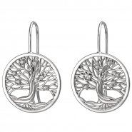 JOBO Ohrh�nger Baum 925 Sterling Silber 14 Zirkonia Ohrringe Silberohrringe
