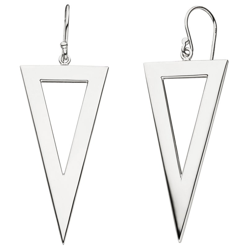 JOBO Ohrh�nger Ohrhaken Dreieck 925 Sterling Silber Ohrringe Silberohrringe