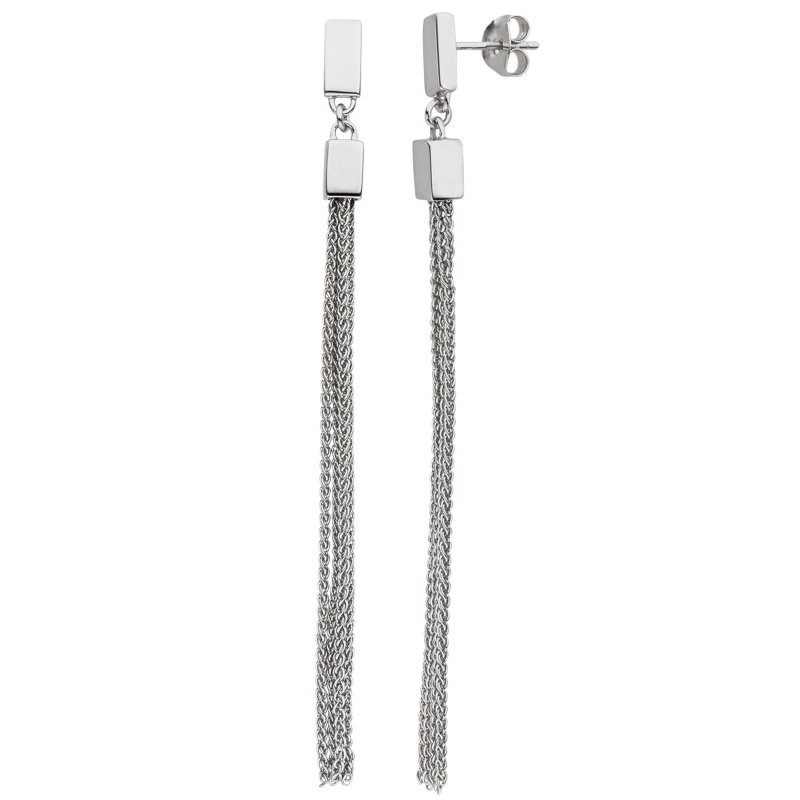 JOBO Ohrh�nger lang mit Ketten 925 Sterling Silber Ohrringe
