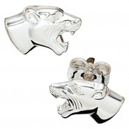 JOBO Ohrstecker Raubkatze 925 Sterling Silber rhodiniert Ohrringe Silberohrstecker