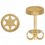 JOBO Ohrstecker Stern 375 Gold
