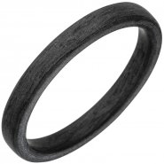 JOBO Partner Ring aus Carbon schwarz Partnerring Carbonring