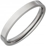 JOBO Partner Ring schmal aus Titan Partnerring Titanring