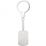 JOBO Schl�sselanh�nger mit Gravurplatte 925 Sterling Silber Gravur