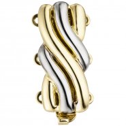 JOBO Schlie�e 3-reihig 585 Gold Gelbgold bicolor Kettenverschluss