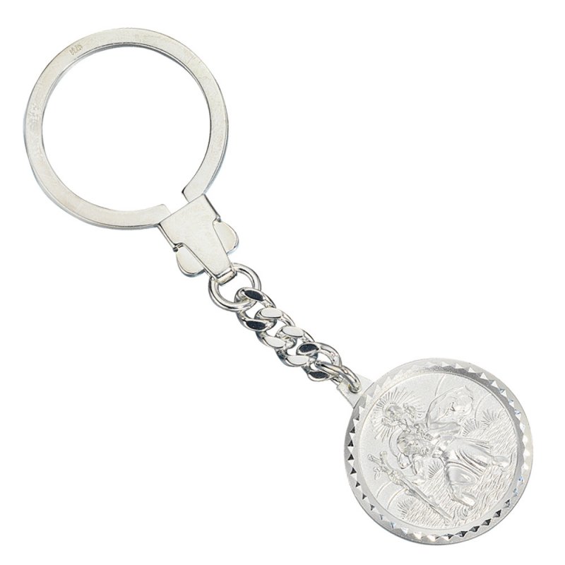 JOBO Schl�sselanh�nger Schutzpatron Christophorus 925 Sterling Silber