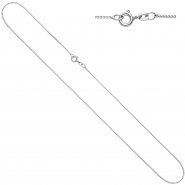 JOBO Venezianerkette 333 Wei�gold 1,2 mm 42 cm Gold Kette Halskette Wei�goldkette