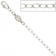JOBO Verl�ngerungskette 925 Sterling Silber 7,5 cm Kettenverl�ngerung