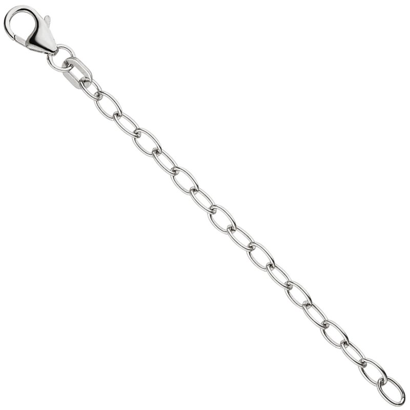 JOBO Verl�ngerungskette 925 Sterling Silber 7 cm Karabiner Kettenverl�ngerung