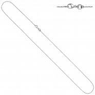JOBO Zopfkette 950 Platin 45 cm Halskette