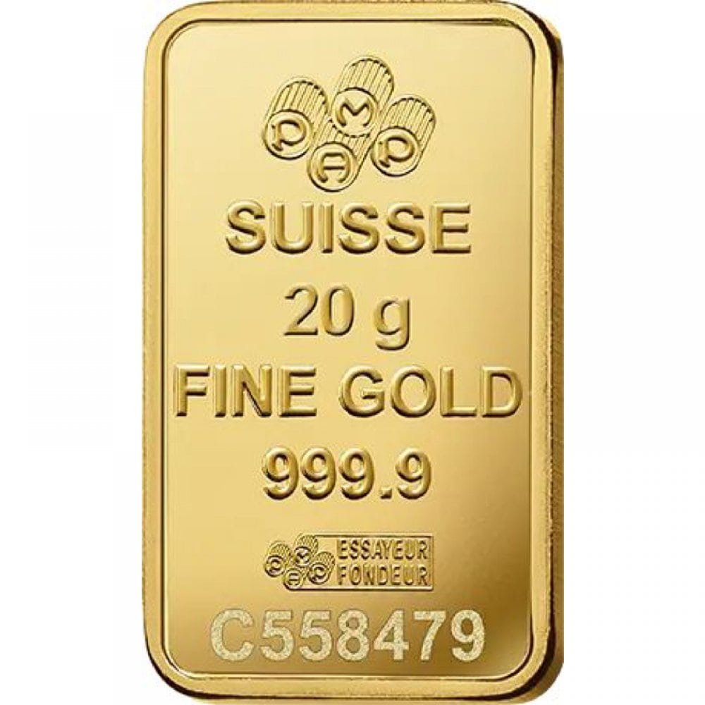 PAMP Goldbarren 20 Gramm