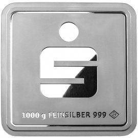 Sparkasse 1000g Silberbarren 999