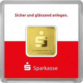20g Goldbarren 999,9 - Sparkasse