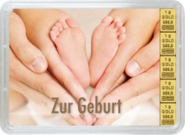 Zur Geburt: 5g Gold Geschenkbarren